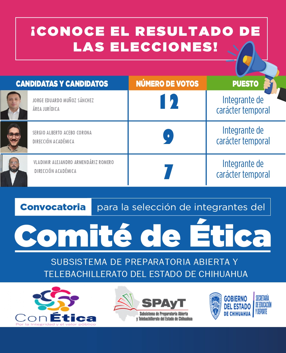 Consulta los resultados para el Comité de Ética